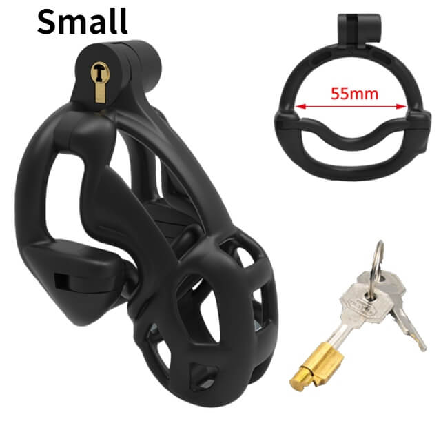 Double-Lock 3D Mamba Chastity Cage