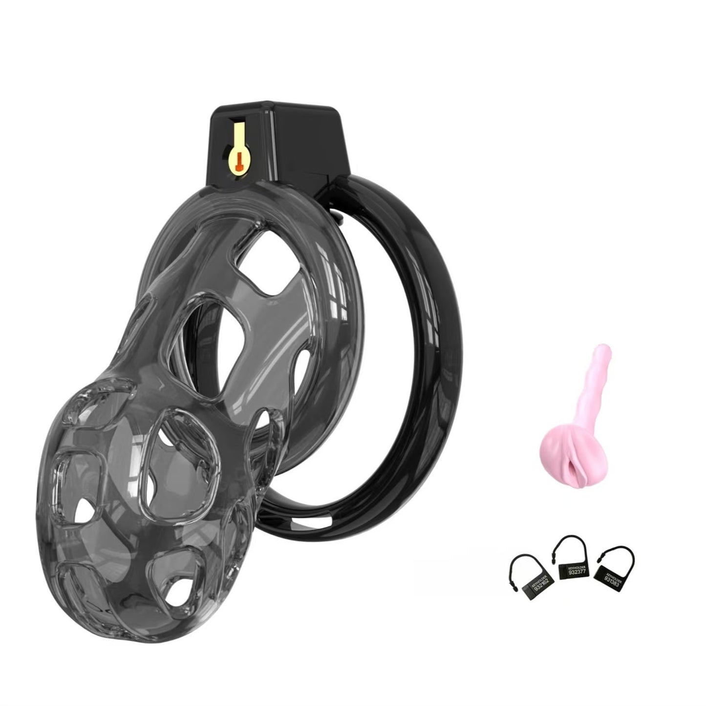 Elastic Black Mamba Chastity Cage