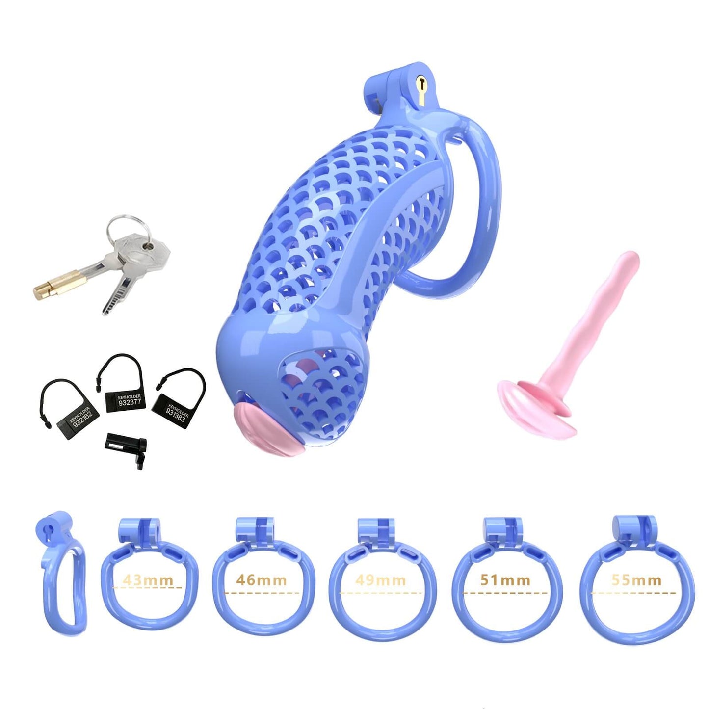 Extra Long Mamba Chastity Device (4.92 Inches)
