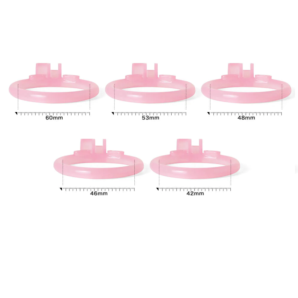 Ice Vision Design Pink Mamba Chastity Cage’s Ring