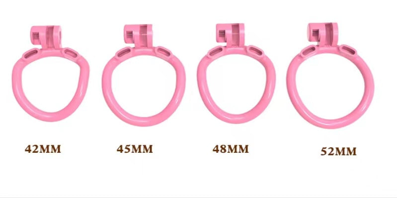 Pink Micro Mamba 2.0 Chastity Device Kit (1.97 inches)