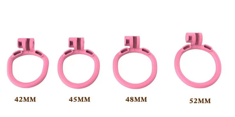 Pink Comfort Mamba Chastity Cage(3.35 inches)