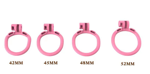 Pink Tight Mamba Chastity Cage(2.36 inches)