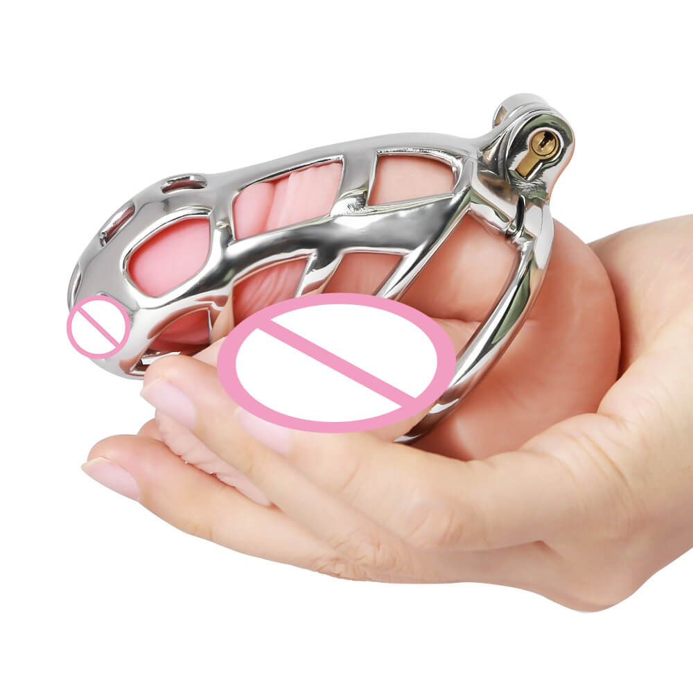 Custom Mamba Chastity Cage Steel