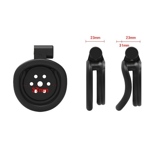 Ultra Small Flat Mamba Chastity Cage