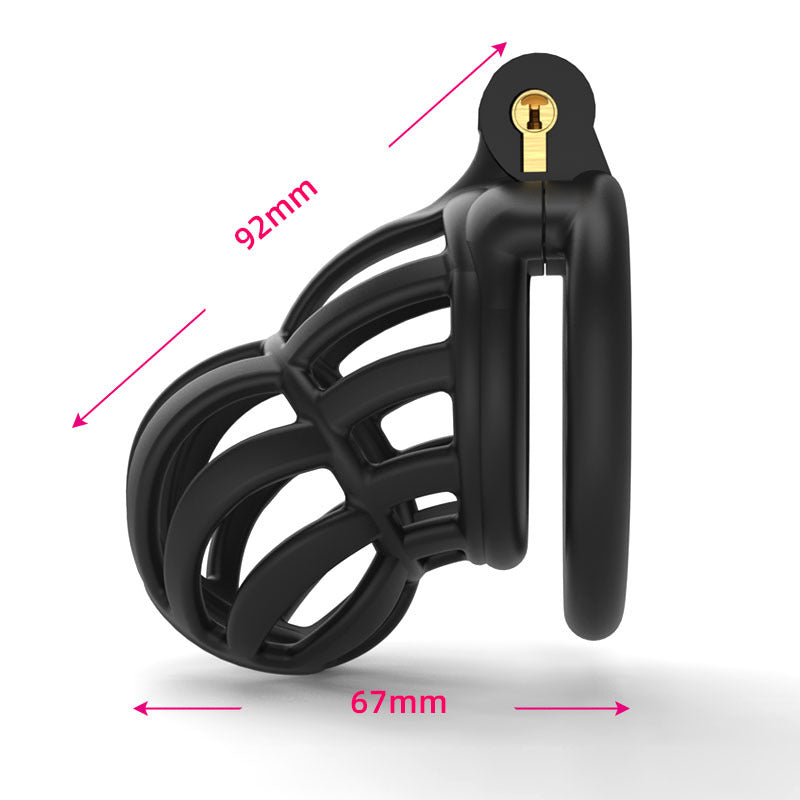 3D Stegosaurus Narrow Face Mamba Chastity Device Kit