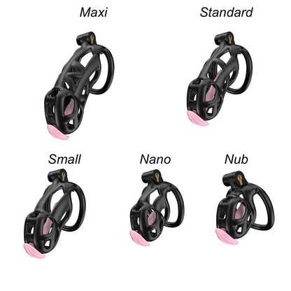 Black Mamba Standard Chastity Kit With Urethral