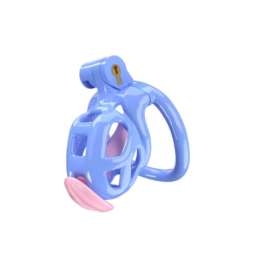 Blue Mamba Nub Chastity Kit With Urethral