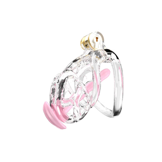 Transparent Mamba Nano Chastity Kit With Urethral