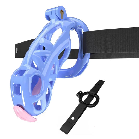 Blue Mamba Chastity Maxi Kit With Belt And Urethral