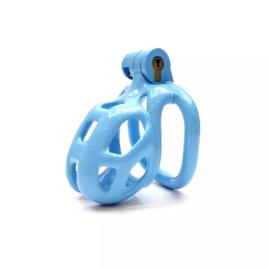 Nub Blue Mamba Male Chastity Cage