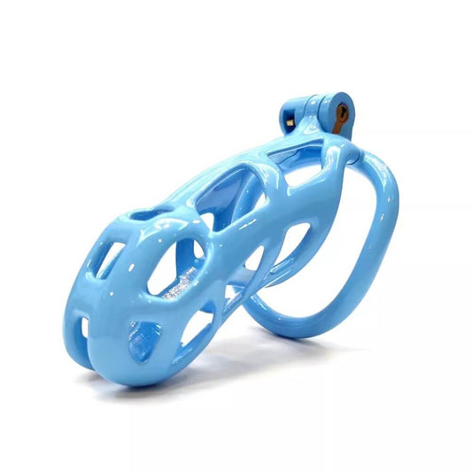 Standard Blue Mamba Male Chastity Cage