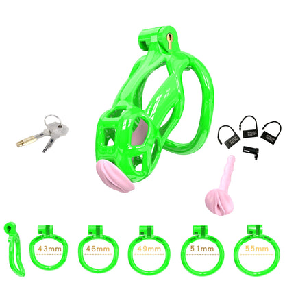 Green Mamba Small Chastity Kit With Urethral