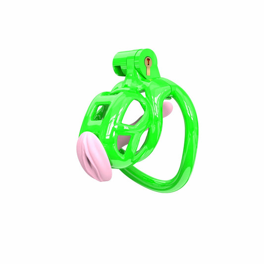 Green Mamba Nub Chastity Kit With Urethral