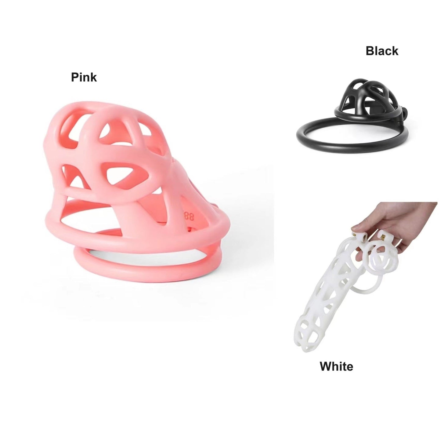 Custom 3D Printed Resin Chastity Mamba Cage