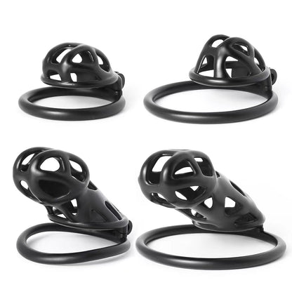 Custom 3D Printed Resin Chastity Mamba Cage