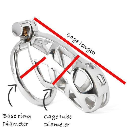 Custom Mamba Chastity Cage Steel