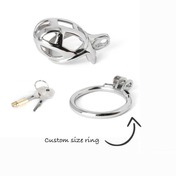 Custom Mamba Chastity Cage Steel