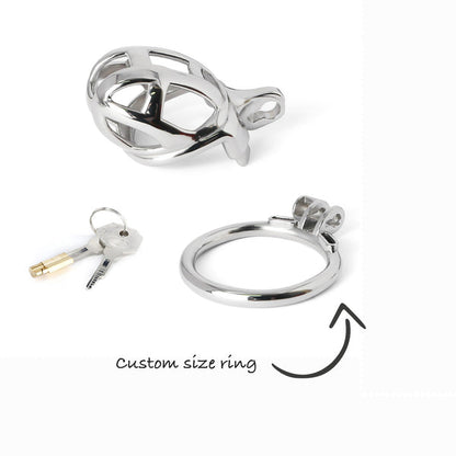 Custom Mamba Chastity Cage Steel