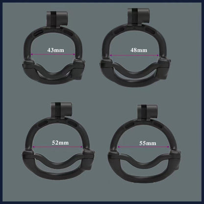 Double-Lock 3D Mamba Cock Cage' Ring