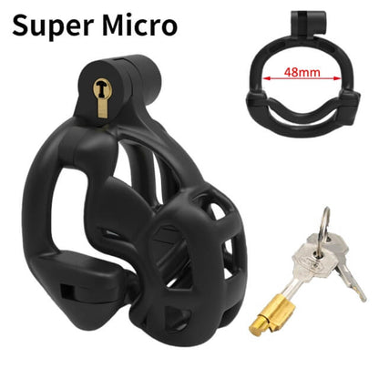 Double-Lock 3D Mamba Chastity Cage