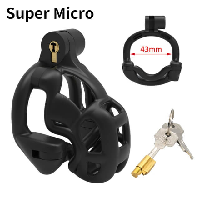 Double-Lock 3D Mamba Chastity Cage