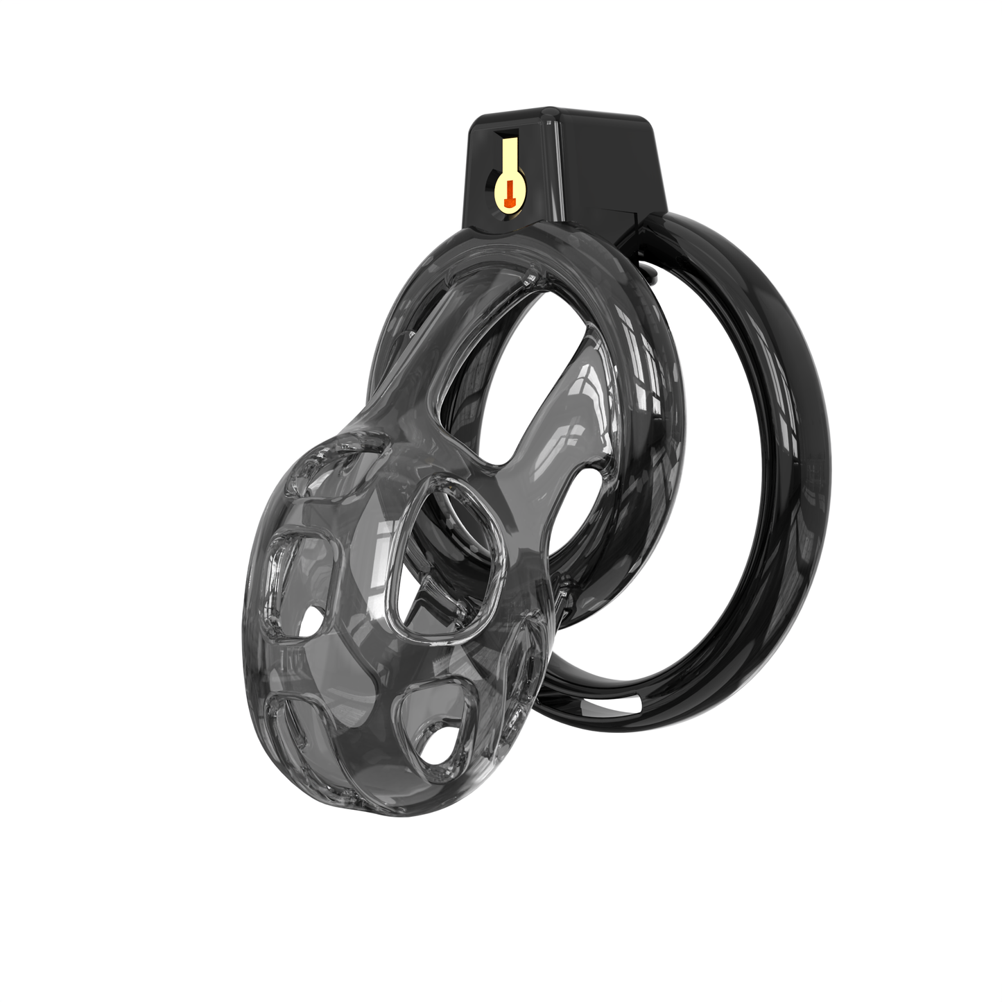 Elastic Black Mamba Chastity Cage