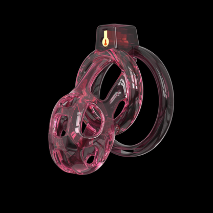 Elastic Soft Pink Mamba Chastity Cage