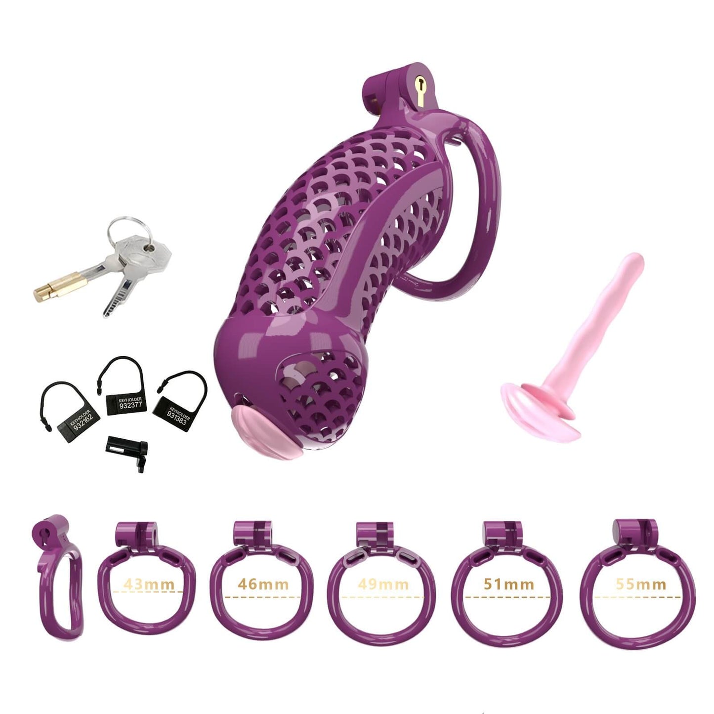 Extra Long Mamba Chastity Device (4.92 Inches)