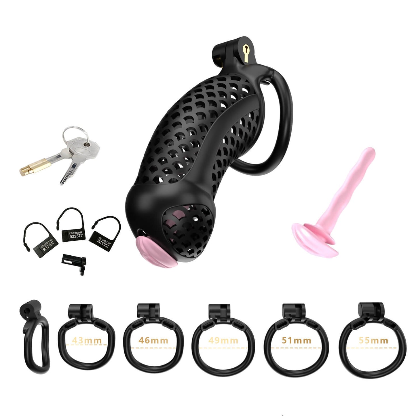 Extra Long Mamba Chastity Device (4.92 Inches)