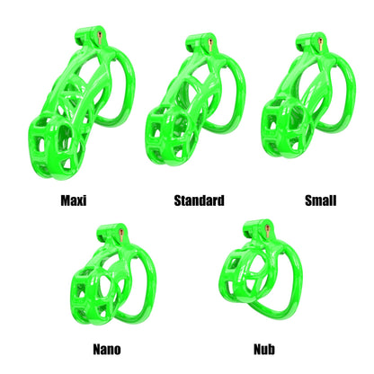 Maxi Green Mamba Male Chastity Cage