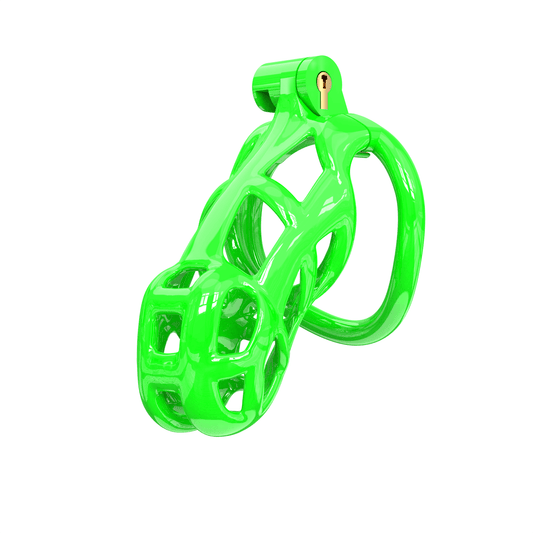 Standard Green Mamba Male Chastity Cage