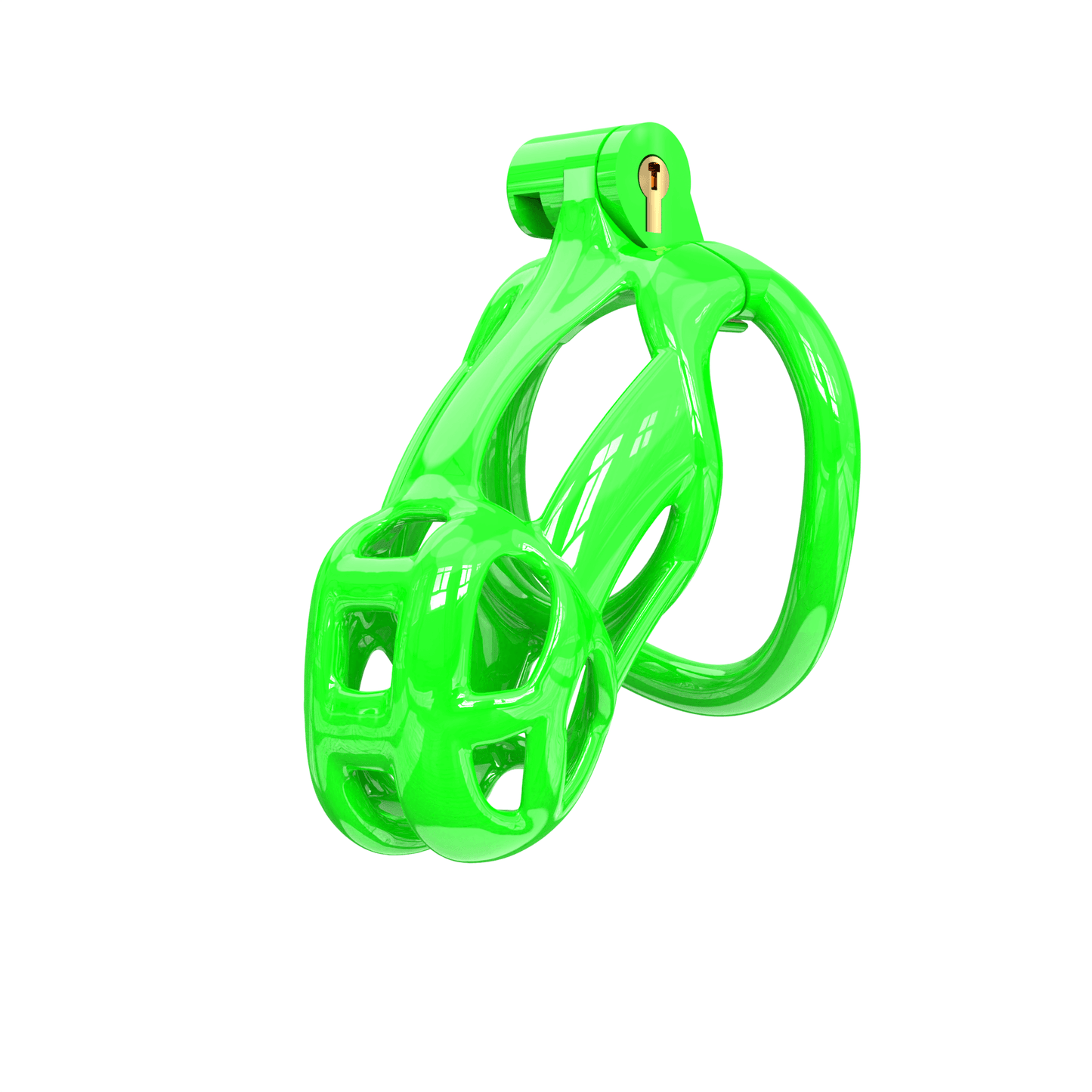 Small Green Mamba Male Chastity Cage