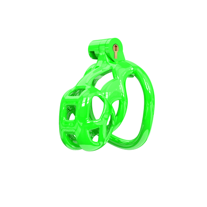 Nano Green Mamba Male Chastity Cage