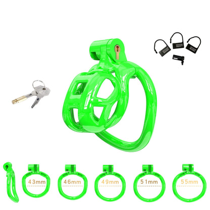 Nub Green Mamba Male Chastity Cage