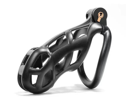 Mamba Male Chastity Cage With 4 Arc Rings Upgraded