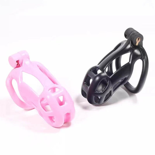Mamba Male Chastity Cage With 4 Arc Rings Upgraded