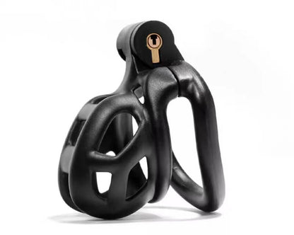 Mamba Male Chastity Cage With 4 Arc Rings Upgraded