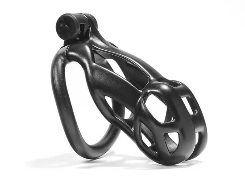 Mamba Male Chastity Cage With 4 Arc Rings Upgraded