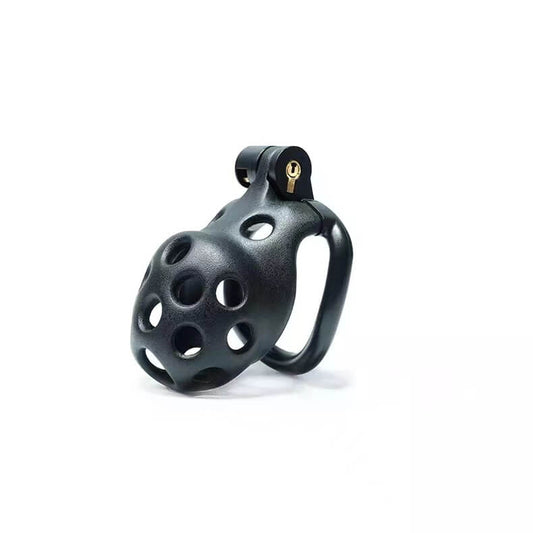 Nano Hole Style Mamba Male Chastity Cage kit
