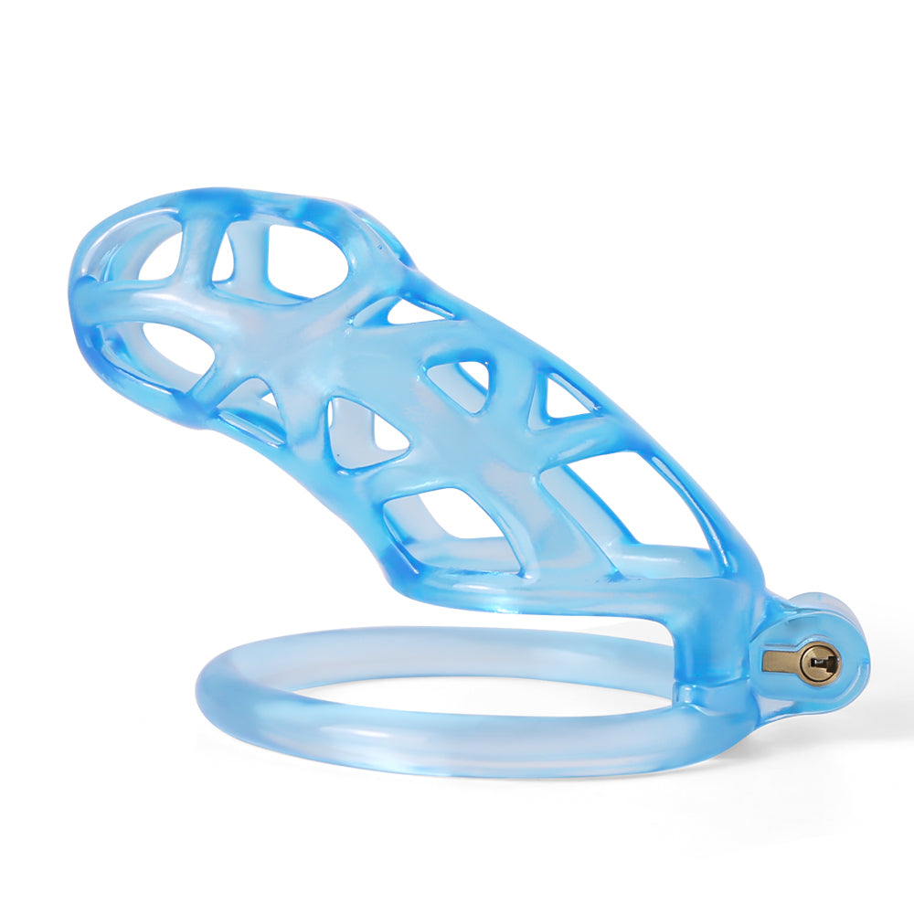 Ice Vision Blue Mamba Chastity Cage Type XL