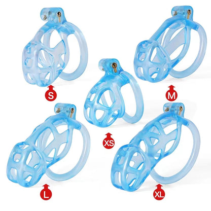 Ice Vision Blue Mamba Chastity Cage Type M
