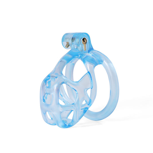 Ice Vision Blue Mamba Chastity Cage Type S