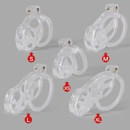 Ice Vision Clear Mamba Chastity Cage Type XS