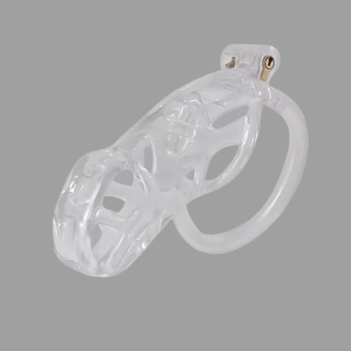 Ice Vision Clear Mamba Chastity Cage Type XL
