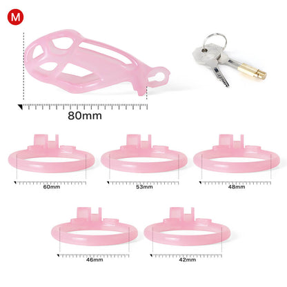 Ice Vision Design Mamba Chastity Cage Pink