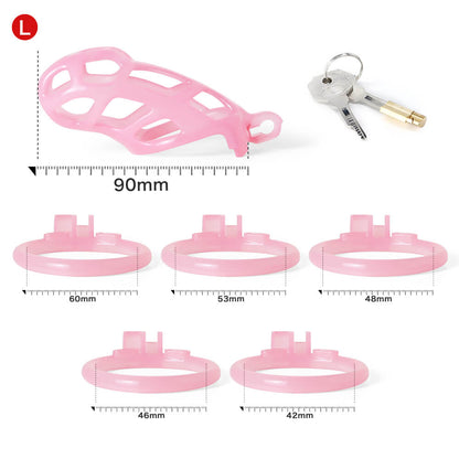 Ice Vision Design Mamba Chastity Cage Pink
