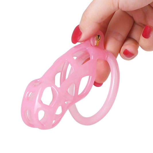 Ice Vision Design Mamba Chastity Cage Pink