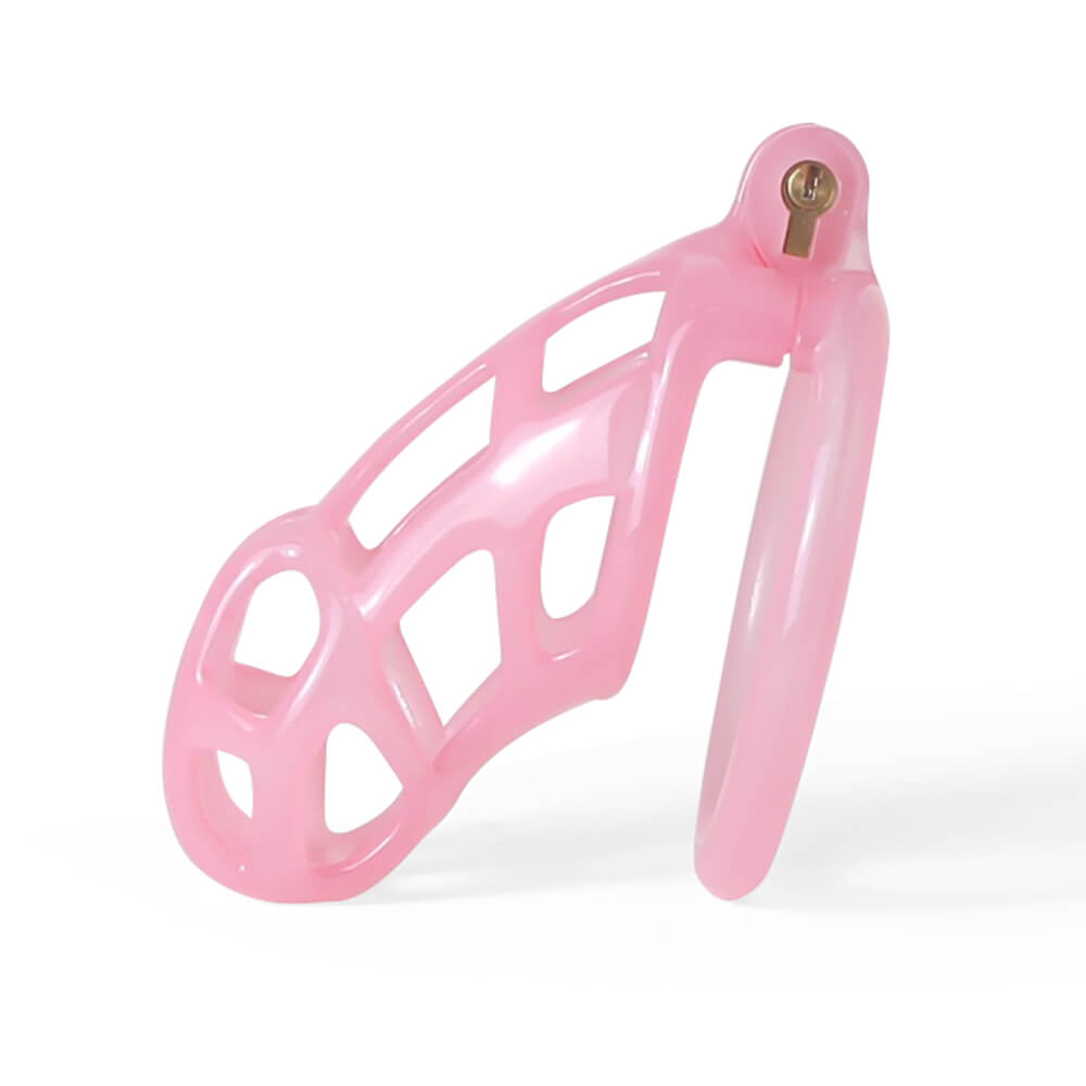 Ice Vision Design Mamba Chastity Cage Pink