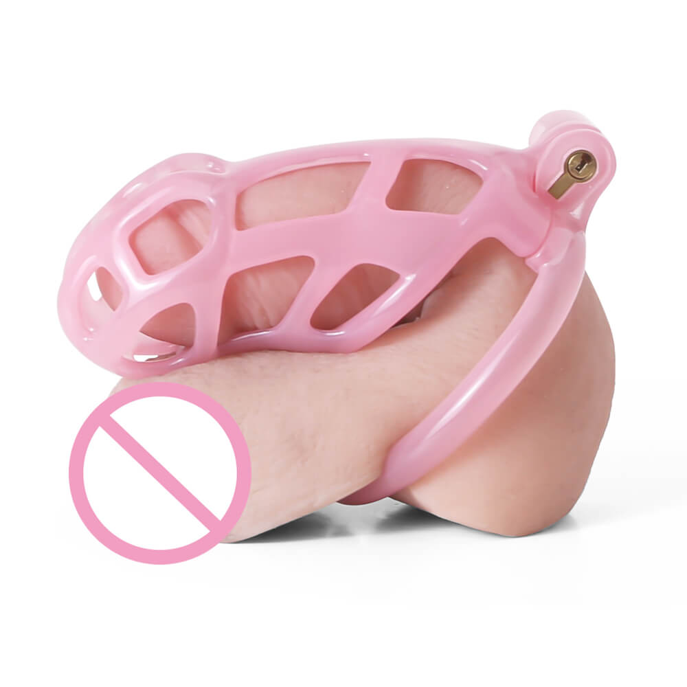 Ice Vision Design Mamba Chastity Cage Pink